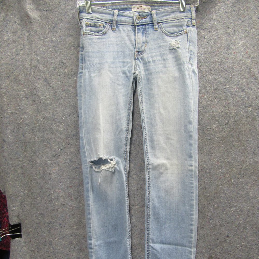 Hollister Light Wash Straight Leg Jeans